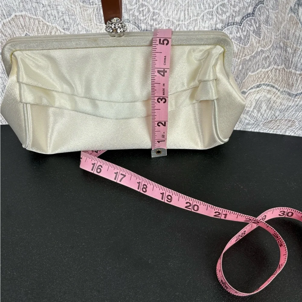 Ellea Vintage Satin Clutch with Chain